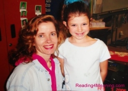 Drew with Mrs. D.